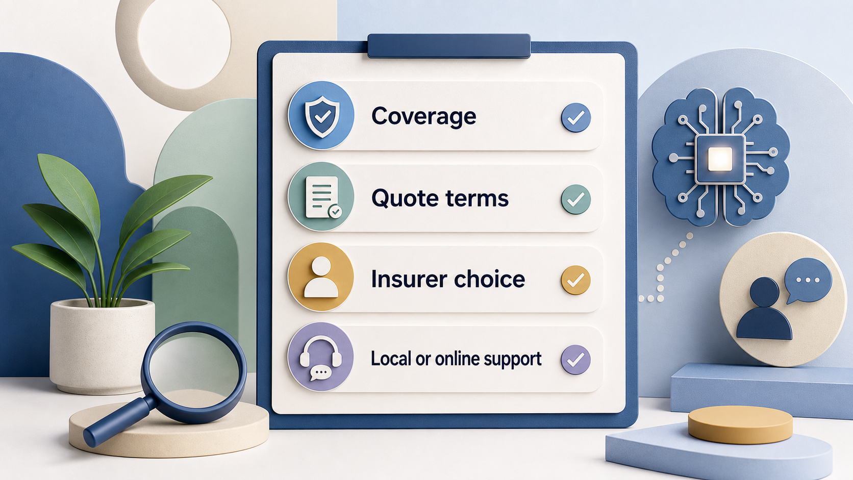 Help readers distinguish stated benefits from details requiring a quote or direct confirmation