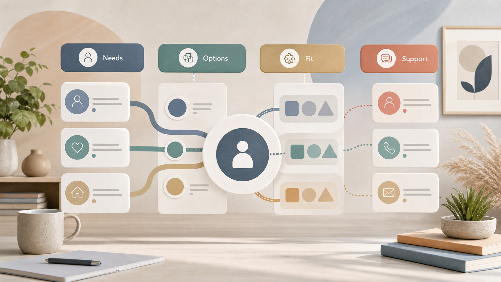 Editorial illustration for Alpina referral guide: what to compare before you choose