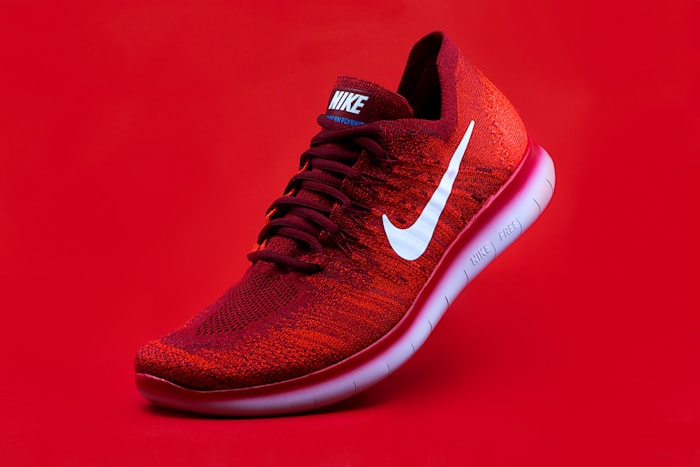 Bright performance running shoes